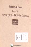 Norton-Norton Type A Cylindrical Grinding Machine Parts List Manual-Type A-01